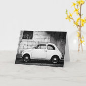 Fiat 500 kaart (Gele Bloem)