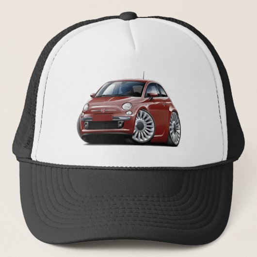 Fiat 500-leeuwenkar trucker pet (Voorkant)