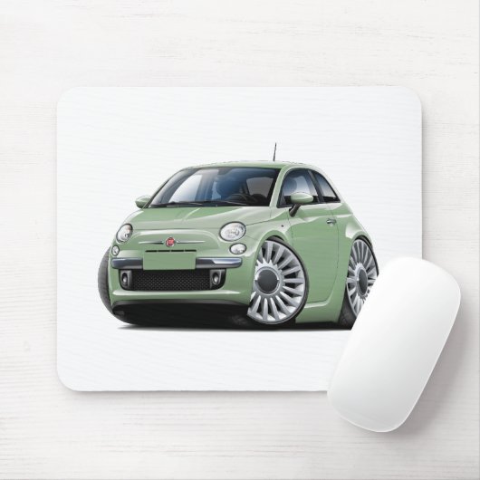 Fiat 500 Lt groene auto Muismat (Met muis)