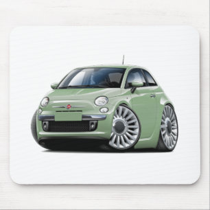 Fiat 500 Lt groene auto Muismat
