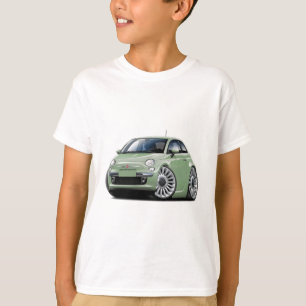 Fiat 500 Lt groene auto T-shirt