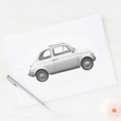 Fiat 500 ovale sticker (Envelop)