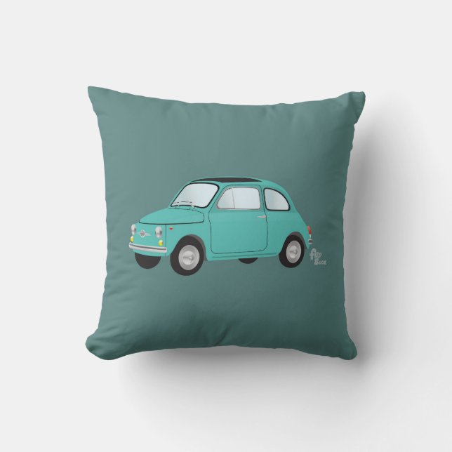 Fiat 500 Pillow Kussen (Voorkant)