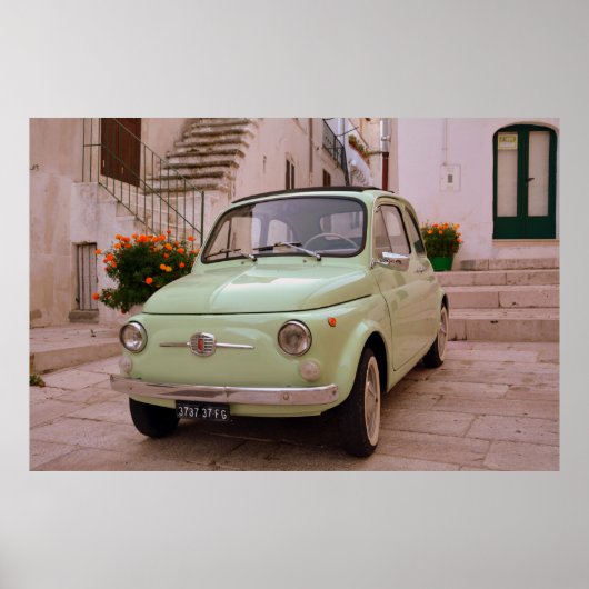 Fiat 500 poster (Voorkant)