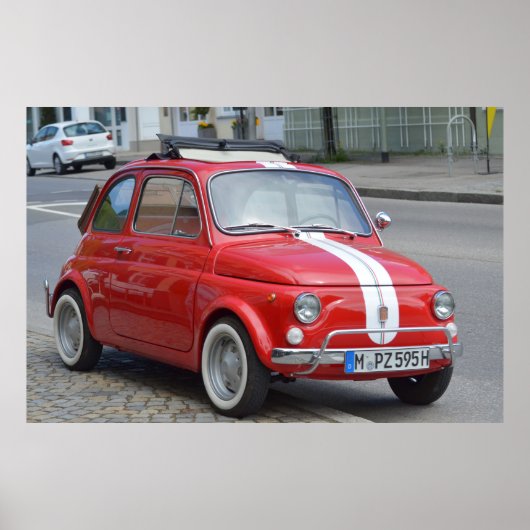 Fiat 500 poster (Voorkant)