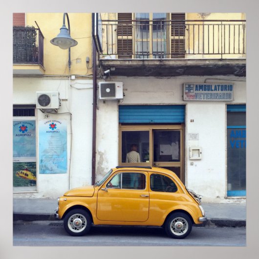 Fiat 500 poster (Voorkant)