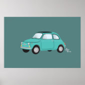 Fiat 500 Poster (Voorkant)