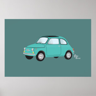Fiat 500 Poster