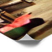 Fiat 500 Poster, retro cinquecento, Italië Poster (Hoek)