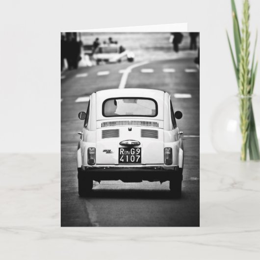 Fiat 500 Rome Kaart (Voorkant)
