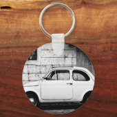Fiat 500 Rome Sleutelhanger (Voorkant)