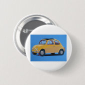 Fiat 500 ronde button 5,7 cm (Voorkant /achterkant)
