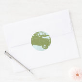 Fiat 500 ronde sticker (Envelop)