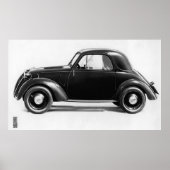 Fiat 500 Topolino Poster (Voorkant)