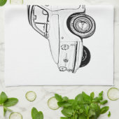 Fiat 500 Topolino Theedoek (Gevouwen)