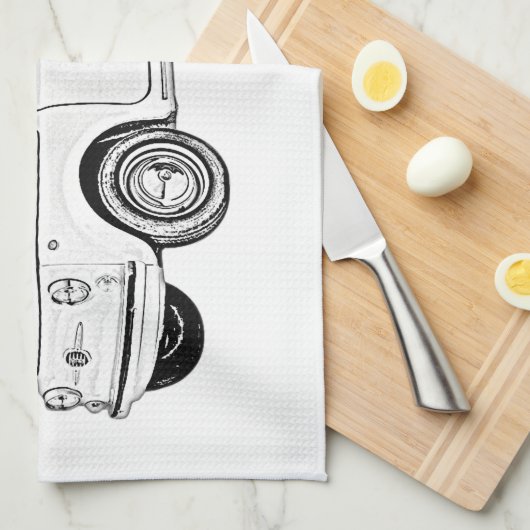 Fiat 500 Topolino Theedoek (Quarter Fold)