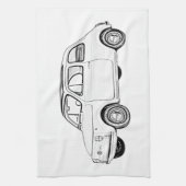 Fiat 500 Topolino Theedoek (Verticaal)