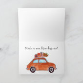 Fiat 500 verjaardags kaart (Binnen)