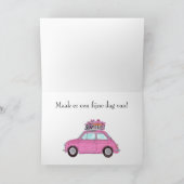 Fiat 500 verjaardags kaart (Binnen)
