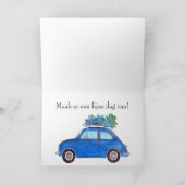 Fiat 500 verjaardags kaart (Binnen)