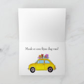 Fiat 500 verjaardags kaart (Binnen)