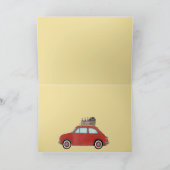 Fiat 500 wijngaard in Toscane Kaart (Binnen)