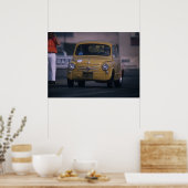 Fiat 600 - Little Giant Killer - belemmering Poster (Keuken)