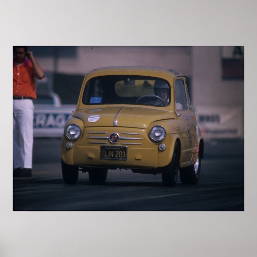 Fiat 600 - Little Giant Killer - belemmering Poster (Voorkant)