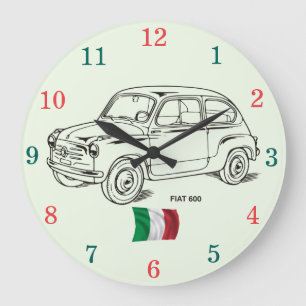 Fiat 600 wandklok