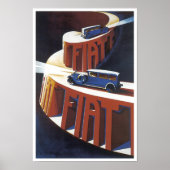  Fiat Ad Poster (Voorkant)