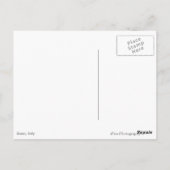  FIAT-auto in Italië in zwart-wit Briefkaart (Achterkant)