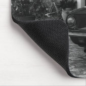  FIAT-auto in Italië in zwart-wit Muismat (Hoek)