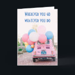 FIAT/BALLONS ON YOUR BIRTHDAY KAART<br><div class="desc">A FIAT FILLED WITH BALLOONS AND "YOUR WISHES" MAKE THIS CARD SO VERY SPECIAL FOR YOUR  BIRTHDAY AND WHATEVER YOU DO OR WHEREVER YOU GO... .IT IS ****HAPPY*** THANKS FOR STOPPING BY 1 OF MY 8 STORES!</div>