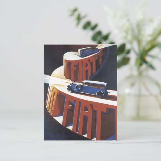 Fiat Briefkaart (Staand voorkant)