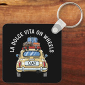 Fiat Car Sleutelhanger (Achterkant)