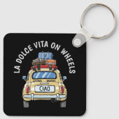 Fiat Car Sleutelhanger (Achterkant)