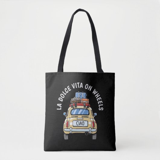 Fiat Car Tote Bag (Voorkant)
