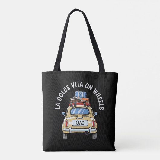  Fiat Car Tote Bag (Achterkant)