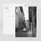 Fiat Cinquecento in Verona Briefkaart (Voorkant / Achterkant)