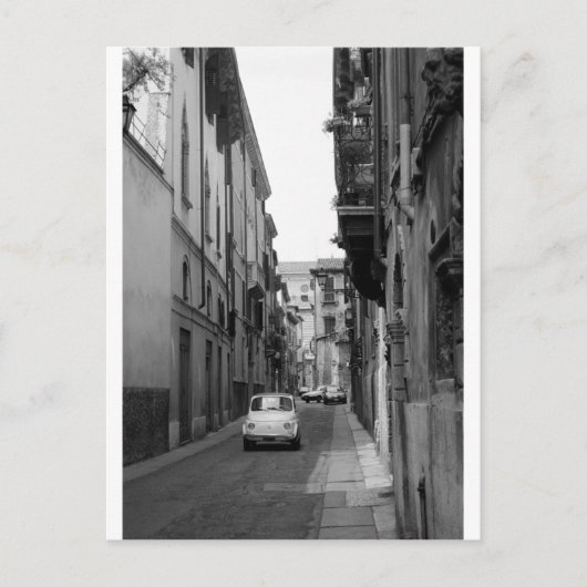 Fiat Cinquecento in Verona Briefkaart (Voorkant)