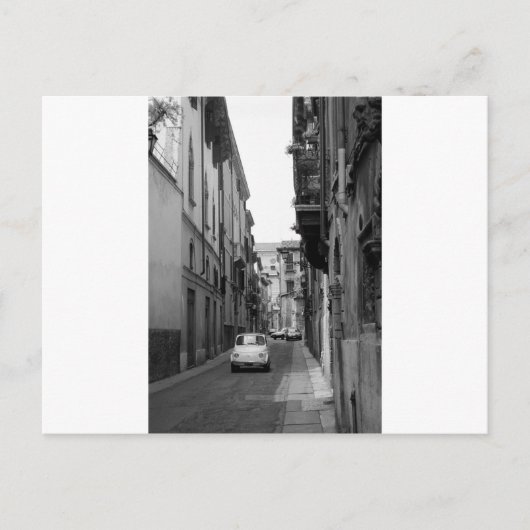 Fiat Cinquecento in Verona Briefkaart (Voorkant)