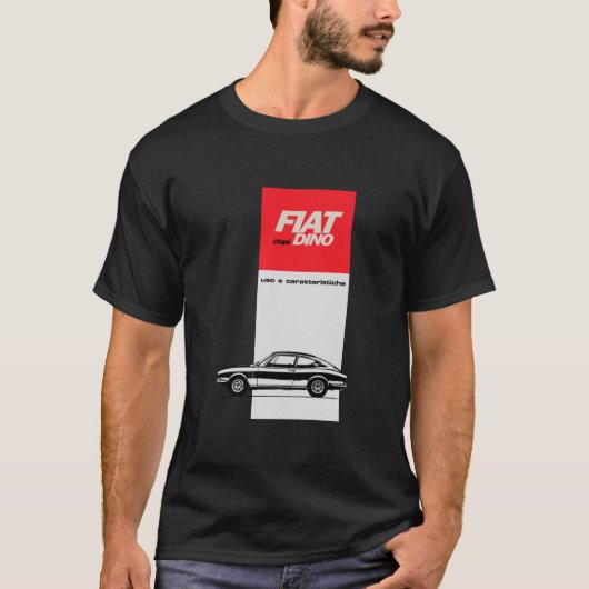FIAT DINO COUPE92 T-SHIRT (Voorkant)