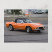 Fiat Dino Spider Briefkaart (Voorkant)