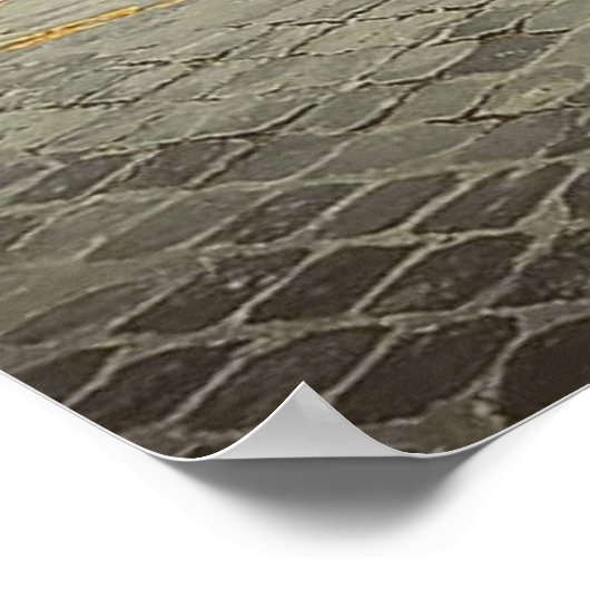  fiat in Rome Poster (Hoek)