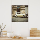 fiat in Rome Poster (Keuken)