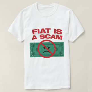 FIAT IS OPLICHTERIJ - Bitcoin Heren T-Shirt