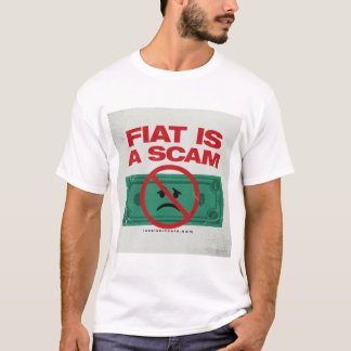 FIAT IS OPLICHTERIJ - Bitcoin Heren T-Shirt