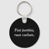 Fiat justitia, ruat caelum. sleutelhanger (Voorkant)