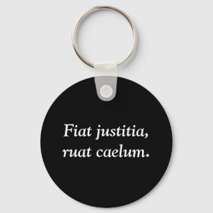 Fiat justitia, ruat caelum. sleutelhanger