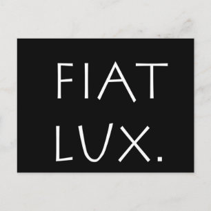 Fiat Lux Briefkaart
